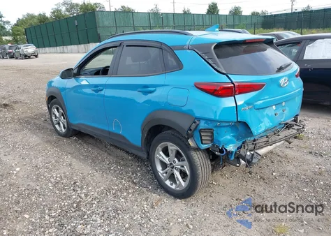 2022 Hyundai Kona Sel from USA, damaged, VIN KM8K6CAB9NU878823